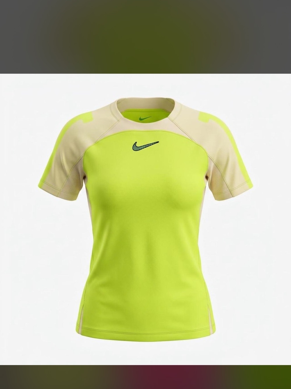Nike Women's Neon Lime Short Sleeve Training Tee